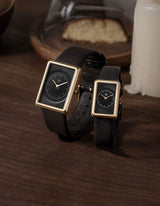 Black square watches for women