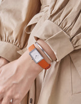 Orange square watches