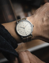 MUS-01 KHAKI P 40MM + NAVY PARACHUTE STRAP SET