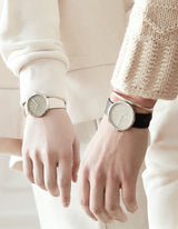 Smoke Green Offwhite minimalist watches men