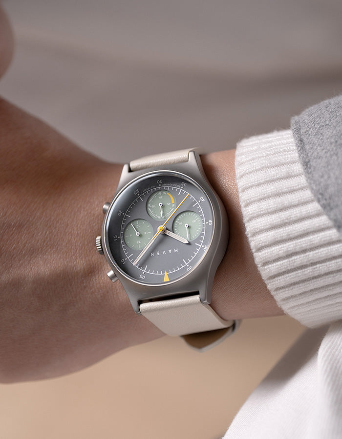 MUS SOLAR C-04 OFFWHITE 40MM + COOL GRAY PARACHUTE STRAP SET