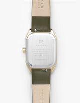 Symmetria Series - Olive Leather Watch Strap