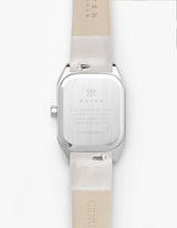 Symmetria Series - Offwhite Leather Watch Strap