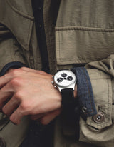 MUS SOLAR C-05 BLACK 40MM + BLACK PARACHUTE STRAP SET