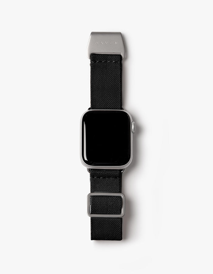 Apple Watch Bands Black Parachute Band MAVEN WATCHES