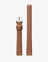 Symmetria Series - Brown Leather Watch Strap