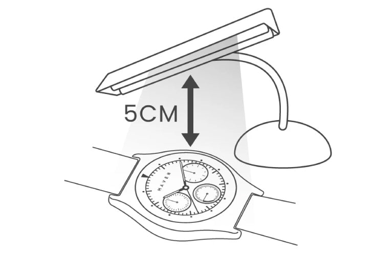 solar watch charging