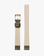 Symmetria Series - Olive Leather Watch Strap