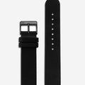 black leather watch bands