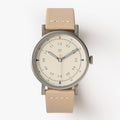 Natural mens leather watch