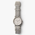 Gray minimalist womens watch