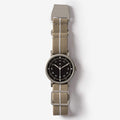 Khaki minimalist womens watch
